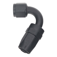 Load image into Gallery viewer, DeatschWerks 8 AN Female Flare Swivel 120-Degree Hose End CPE - Anodized Matte Black