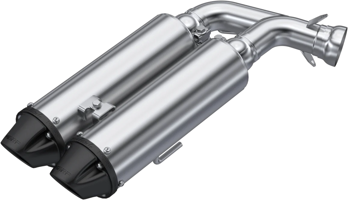 MBRP Dual Slip-on System w/ 4" Performance Muffler BLK TIP (AT-9534PT)