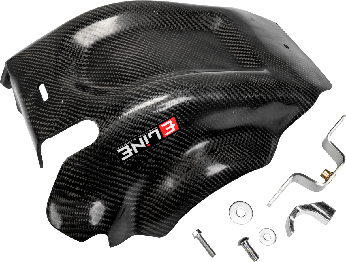 E-Line Accessories Carbon Fiber Skid Plates GAS/HUS/KTM (MSP25017C)