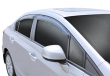 Cargar imagen en el visor de la galería, AVS 12-15 Honda Civic Ventvisor Outside Mount Window Deflectors 4pc - Smoke