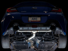 Cargar imagen en el visor de la galería, AWE Subaru BRZ / Toyota GR86 / Toyota 86 Track Edition Cat-Back Exhaust- Diamond Black Tips