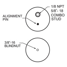 Cargar imagen en el visor de la galería, Firestone Ride-Rite Replacement Bellow 267C (For Kit PN 2361/2384/2430/2350/2458/2377) (W217606397)