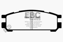 Cargar imagen en el visor de la galería, EBC 93-96 Subaru Impreza 1.8 Greenstuff Rear Brake Pads