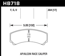 Cargar imagen en el visor de la galería, Hawk AP Racing DTC-30 Race Brake Pads