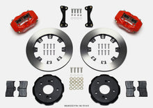 Cargar imagen en el visor de la galería, Wilwood Forged Dynalite Front Hat Kit 12.19in Red 02-06 Acura RSX-5 Lug