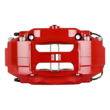 Cargar imagen en el visor de la galería, Pastillas de freno traseras StopTech 91-05 Acura NSX con pinzas ST-40/10 rojas y rotores ranurados de 328 x 28 mm