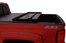 Cargar imagen en el visor de la galería, Lund 15-17 Chevy Colorado Fleetside (5ft. Bed) Hard Fold Tonneau Cover - Black