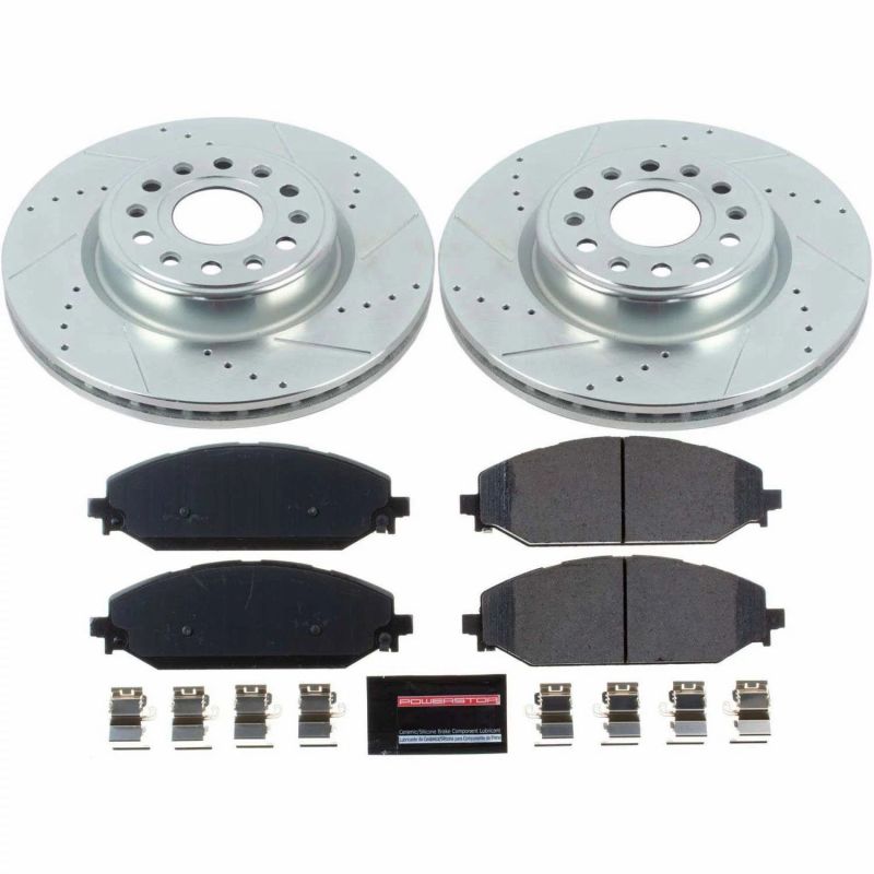 Power Stop K8183 Z23 Evolution Brake Kit — Fits 2019-2022 Ram 1500 Front
