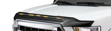 Cargar imagen en el visor de la galería, AVS 19-22 GMC Sierra 1500 Aeroskin Low Profile Hood Shield w/ Lights - Black