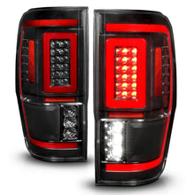 Cargar imagen en el visor de la galería, ANZO 19-22 Ford Ranger Full LED Taillights w/ Lightbar Sequential Signal Black Housing/Clear Lens