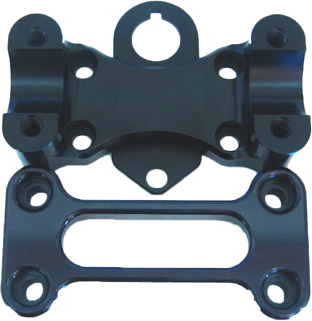 Modquad 1-1/8" HB Adaptor Banshee Fits ALL Banshee Stock Stems (PHAT1-BBLK)