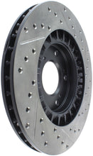 Cargar imagen en el visor de la galería, Rotor delantero derecho ranurado y perforado StopTech 00-09 S2000