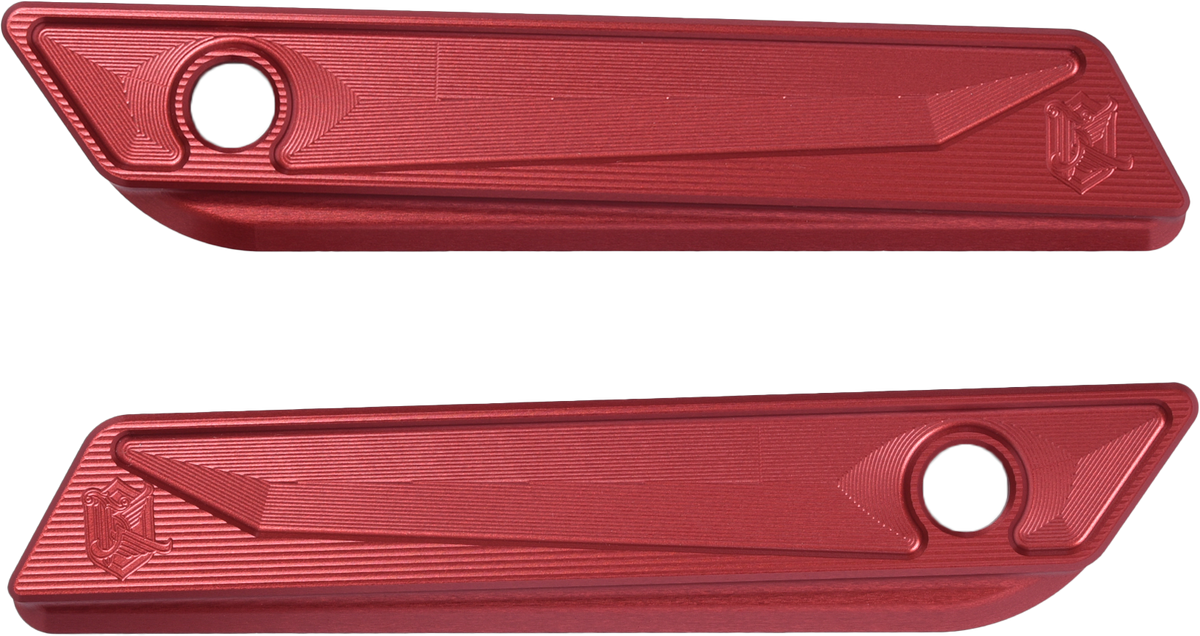 Kens Factory NL Saddle BAG Hinge Cover RED CVO `23 HX Roadglide 24 (KFL-31R)