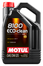 Cargar imagen en el visor de la galería, Motul 5L Synthetic Engine Oil 8100 0W20 Eco-Clean