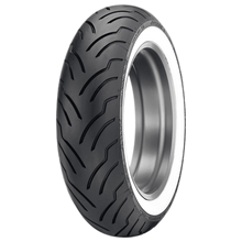 Cargar imagen en el visor de la galería, Dunlop American Elite Bias Rear Tire - 180/65B16 M/C 81H TL  - Wide Whitewall