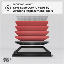 Cargar imagen en el visor de la galería, K&amp;N 2020 Chevrolet Silverado 2500/3500 6.6L Diesel Drop In Replacement Air Filter