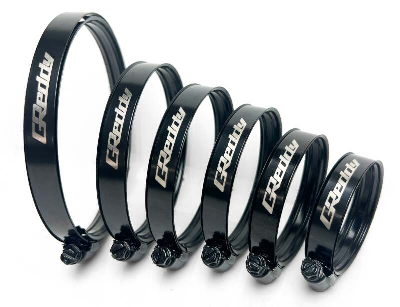 GReddy 100-120mm Dual-Bead Boost Clamp — Black High-Pressure Hose Clamp
