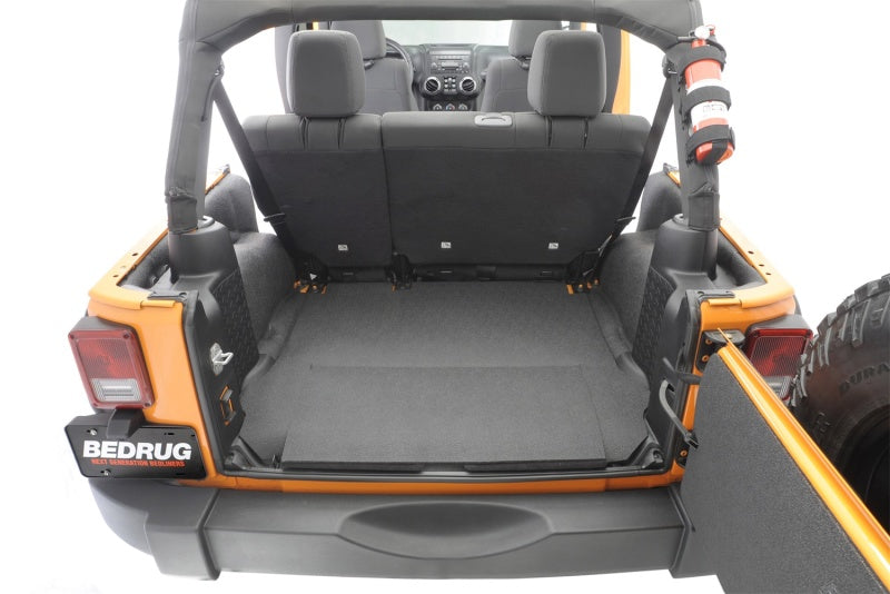 Kit de carga BedRug 07-10 para Jeep JK Unlimited 4Dr Rear 5 piezas BedTred (incluye portón trasero y revestimiento de caja)