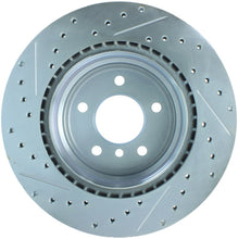 Cargar imagen en el visor de la galería, StopTech Select Sport 07-13 BMW 335i Slotted &amp; Drilled Vented Left Rear Brake Rotor