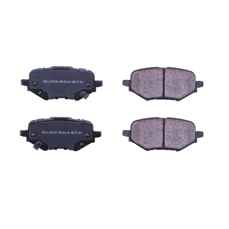 Power Stop 18-19 Honda Clarity Rear Z16 Evolution Ceramic Brake Pads