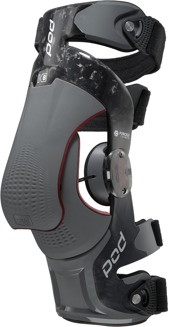 POD K8 3.0 Knee Brace Carbon (LT) Carbon/Graphite SM (K830-CDK-LT-SM)