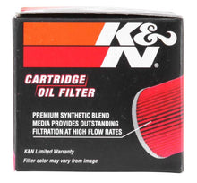 Load image into Gallery viewer, K&amp;N Honda/Husqvarna 1.625in OD x .438in ID x 1.406in H Oil Filter