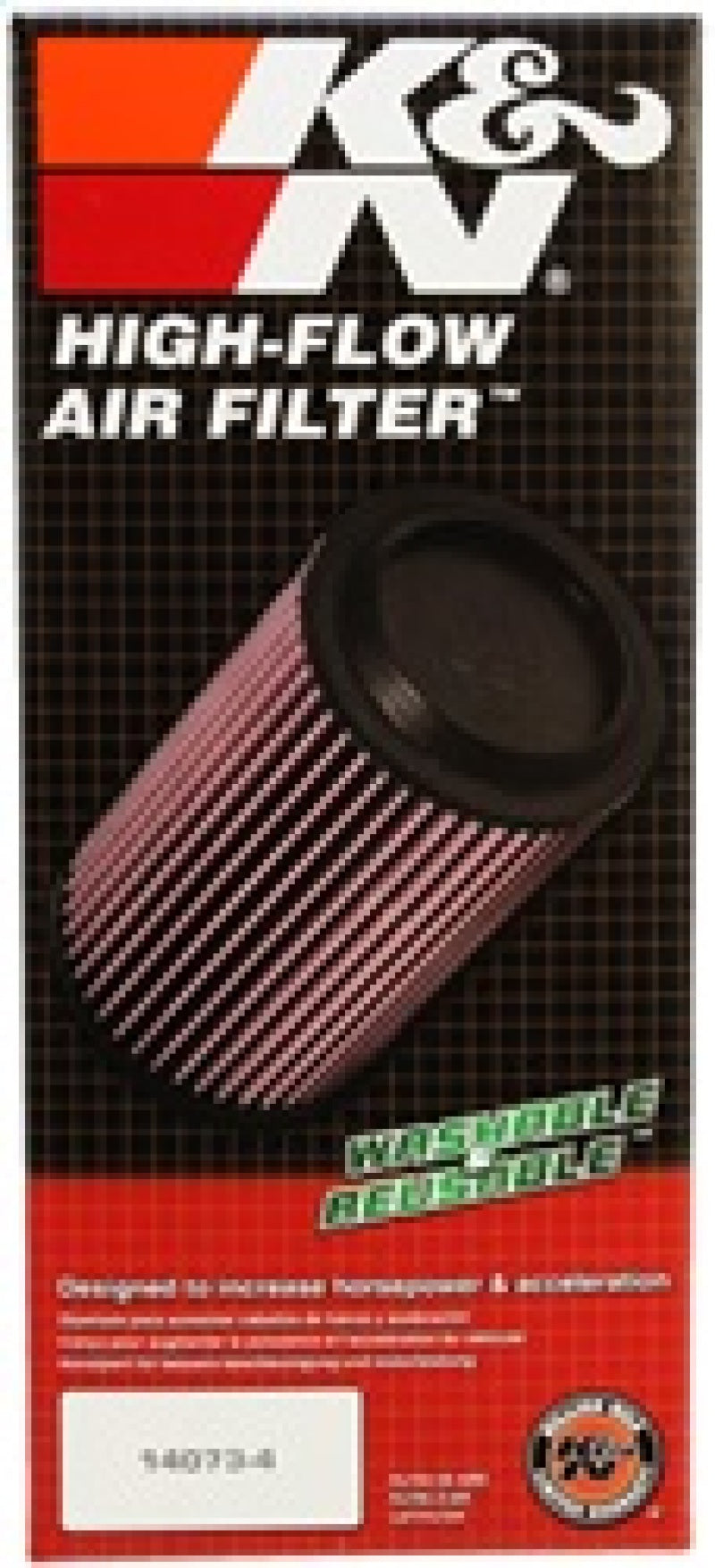 K&N Air Filter for 07-10 Fiat Bravo 1.4L / 07-10 Lancia Delta 1.6L