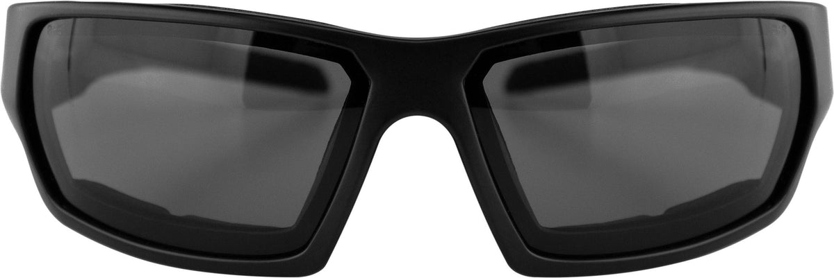 Bobster Tread Sunglasses Matte Black w/Smoked Lens Removable Foam (BTRE001)