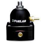 Fuelab 515 EFI FPR ajustable 25-90 PSI (2) -6AN de entrada (1) -6AN de retorno - Negro