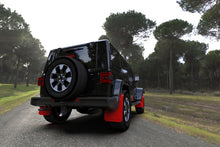 Cargar imagen en el visor de la galería, Rally Armor 18-24 Jeep JL Wrangler Red UR Mud Flap w/Black Logo