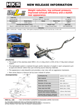 Cargar imagen en el visor de la galería, HKS Hi-Power Muffler SPEC-L2 FK8 K20C