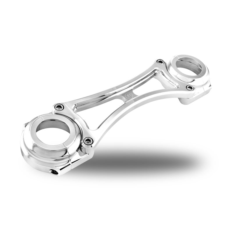Performance Machine Fork Brace 49mm Chrome — Fits Harley-Davidson Dyna 2006-2012