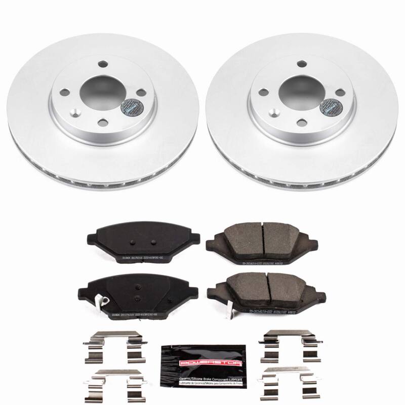 Power Stop 16-22 Chevrolet Spark Front Z23 Coated Brake Kit
