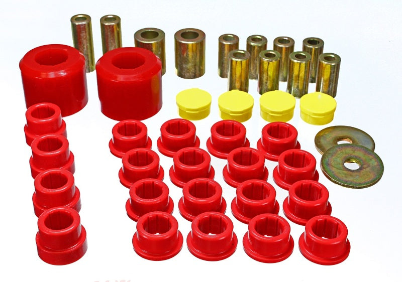 Energy Suspension Rear Control Arm Bushing Set Red — Fits 2010-2015 Chevrolet Camaro