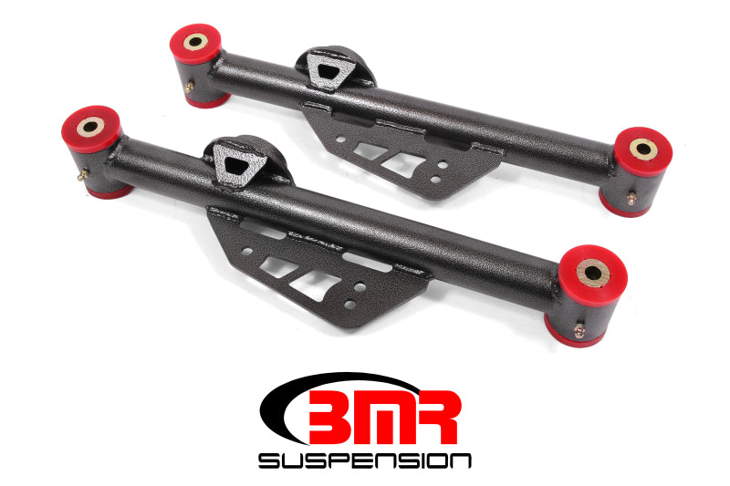 BMR 79-98 Fox Mustang Non-Adj. Lower Control Arms (Polyurethane) - Black Hammertone