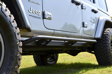 Cargar imagen en el visor de la galería, N-Fab Trail Slider Steps 18-20 Jeep Wrangler JL 4 Door SUV - SRW - Textured Black