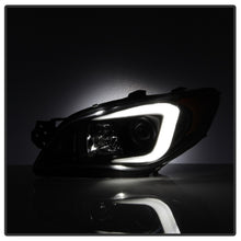 Cargar imagen en el visor de la galería, Spyder Subaru WRX 2006-2007 Projector Headlights - Halogen Only - Black PRO-YD-SWRX06-LBDRL-BK