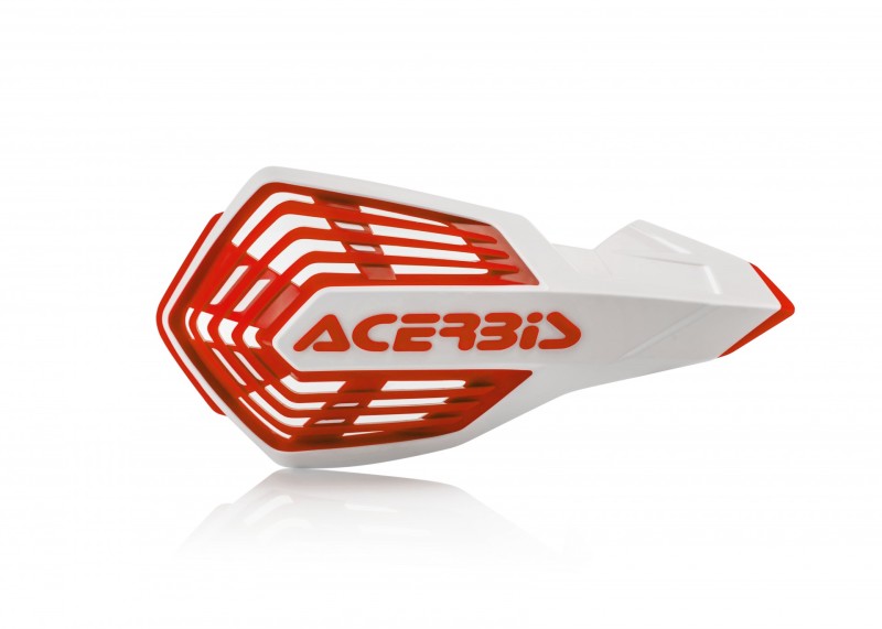 Acerbis X-Force Handguard - White/Red