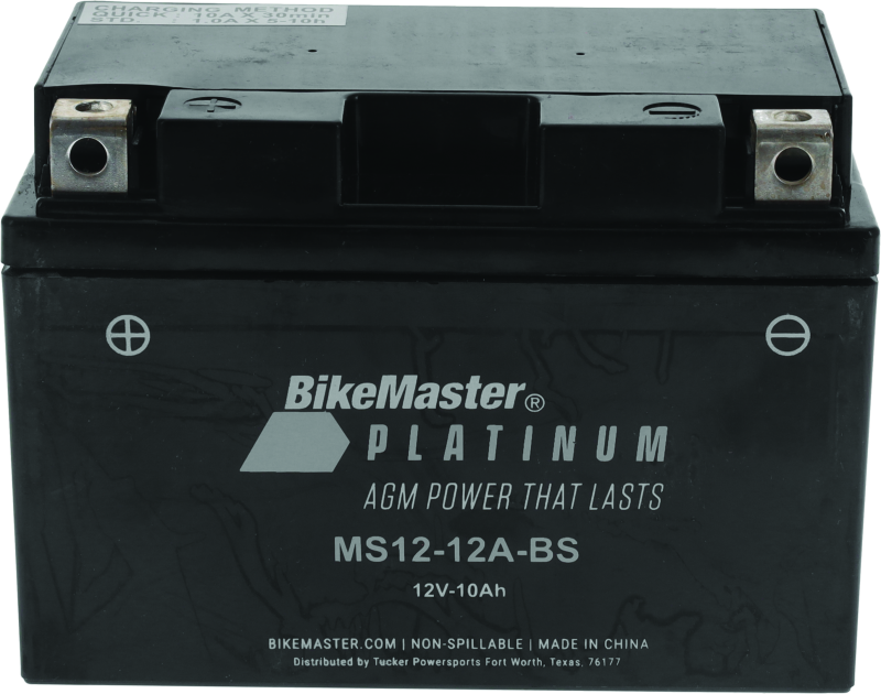 BikeMaster AGM Battery - MS12-12A-BS