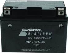 Cargar imagen en el visor de la galería, BikeMaster AGM Battery - MS12-12A-BS