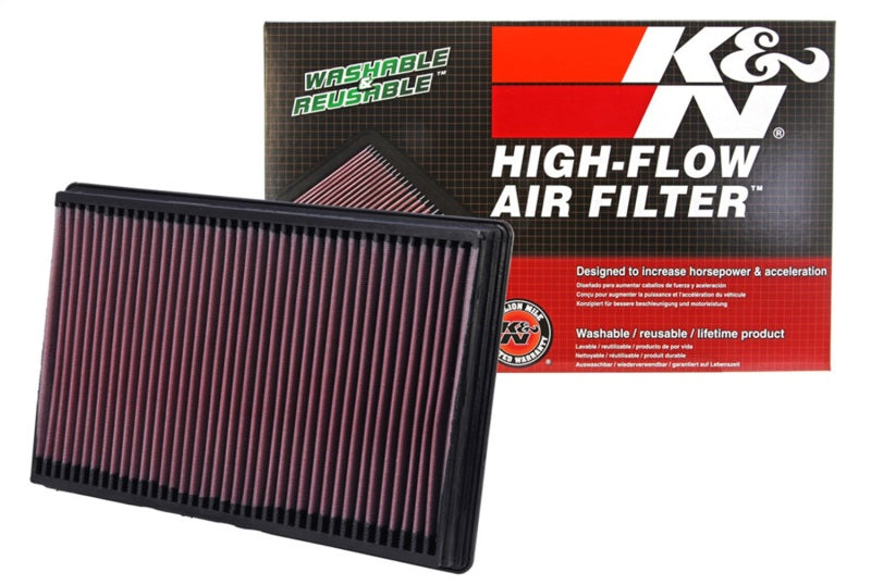 K&N High-Flow Replacement Air Filter — Fits 2002-2010 Dodge Ram 1500/2500/3500