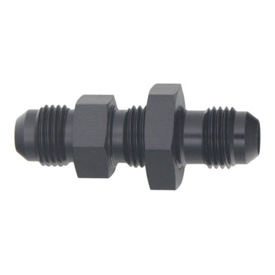 DeatschWerks 6AN Bulkhead Fitting (Black, Incl. Nut)