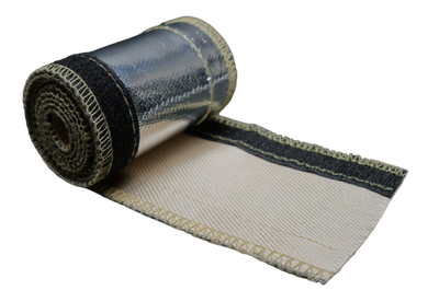 DeatschWerks Reflective Heat Protection Sleeving -8 AN Hose, 3ft — Universal