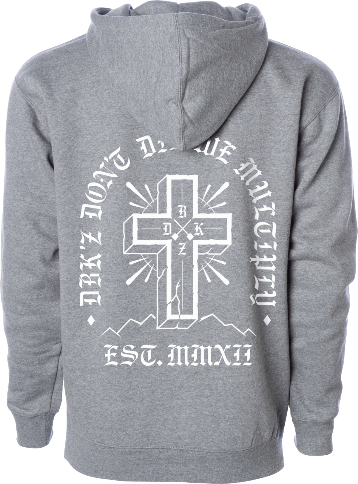 DBK Multiply ZIP Hoodie Gunmetal Heather MD (AHZ-MULTIPLY-GUN-M)