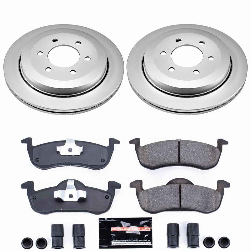 Power Stop 07-17 Ford Expedition Rear Z23 Coated Brake Kit