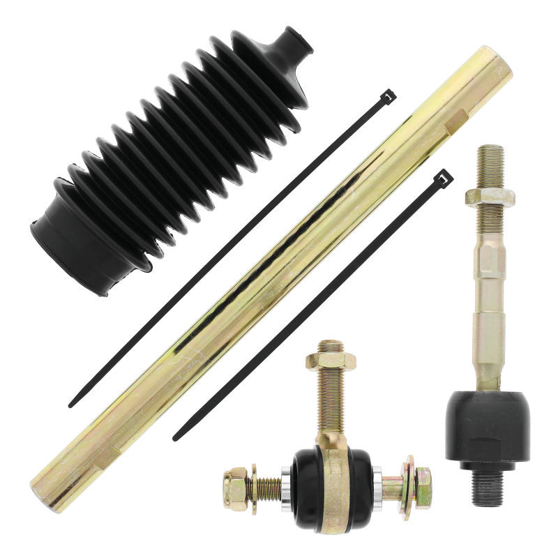 QuadBoss 13-18 Can-Am Maverick 1000R Steering Rack Tie Rod Assembly Kit - Left Inner and Outer