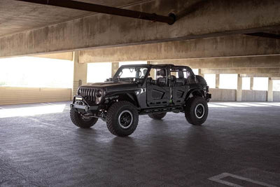 DV8 Offroad FS-15 Series Winch Front Bumper — Fits 2007-2025 Jeep Wrangler JK/JL & Gladiator JT