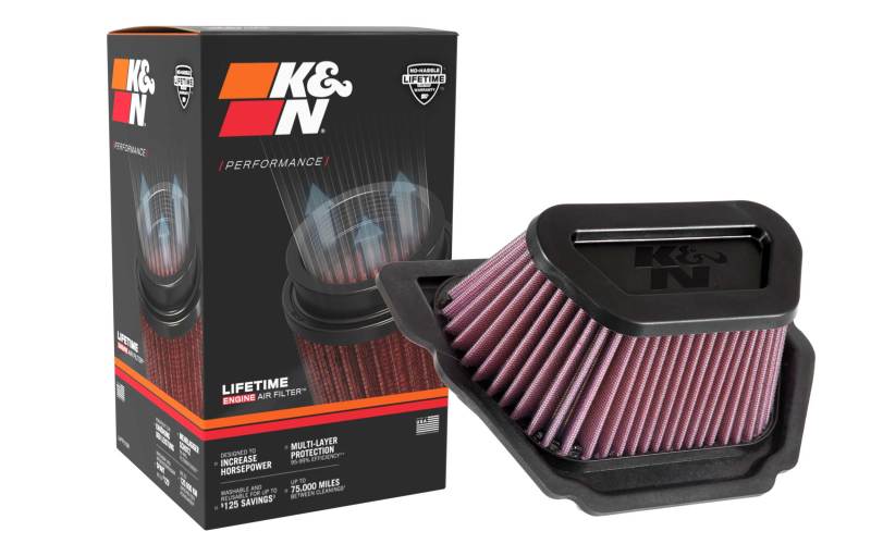 K&N Replacement Air Filter YA-1020 — Fits 2020-2024 Yamaha YZF-R1/R1M