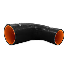 Cargar imagen en el visor de la galería, Mishimoto Silicone Reducer Coupler 90 Degree 2.5in to 3in - Black