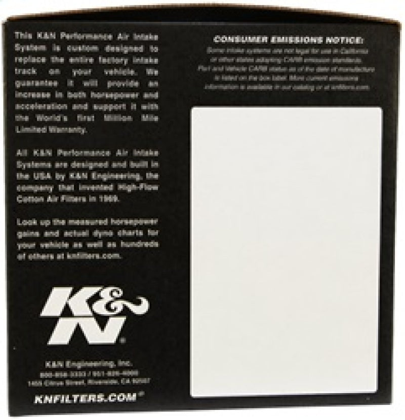 K&N Performance Intake Kit 57i Series International Kits